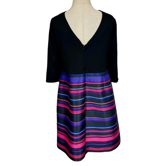 Hutch Twofer Pink Purple Striped Sheath Party Dress - Picture 2 of 9